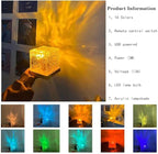 Wave Glow Lamp Crystal Romantic Night Light